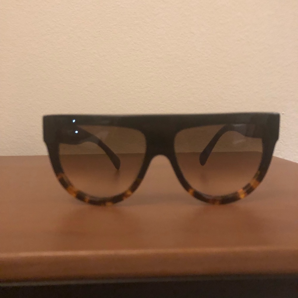 Celine Flat Top Aviator Sunglasses 60mm